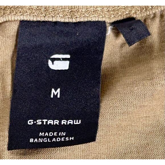 G-Star Raw Camo T-Shirt Women's M Military Short Sleeve Crew Neck White Logo - Picture 5 of 10